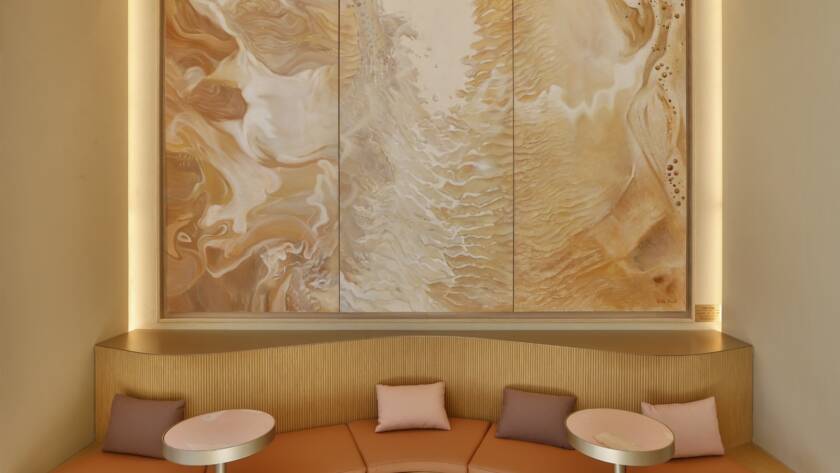 Custom commison artwork for Nesspresso in Beer Sheva Israel.