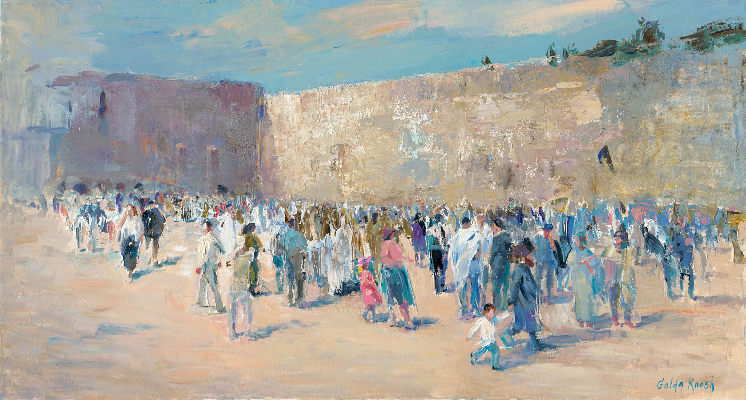 The People of Israel at the Kotel