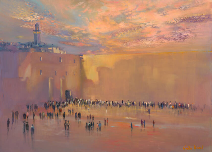 Sacred Stillness in Copper and Gold