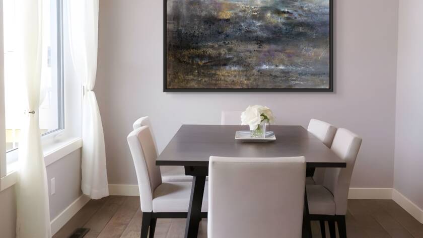 Noah's Ark by Golda Koosh - Judaica painting in room setting